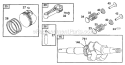 Page G Diagram and Parts List for 1052-0  Briggs and Stratton Pressure Washer